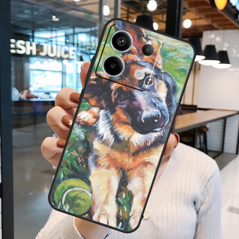German Shepherd Dog Case For Xiaomi Redmi Note 11 9 10 12 13 Pro Plus 9S 10S 11S 12S Remdi 13 12 C 9C 10C Cover