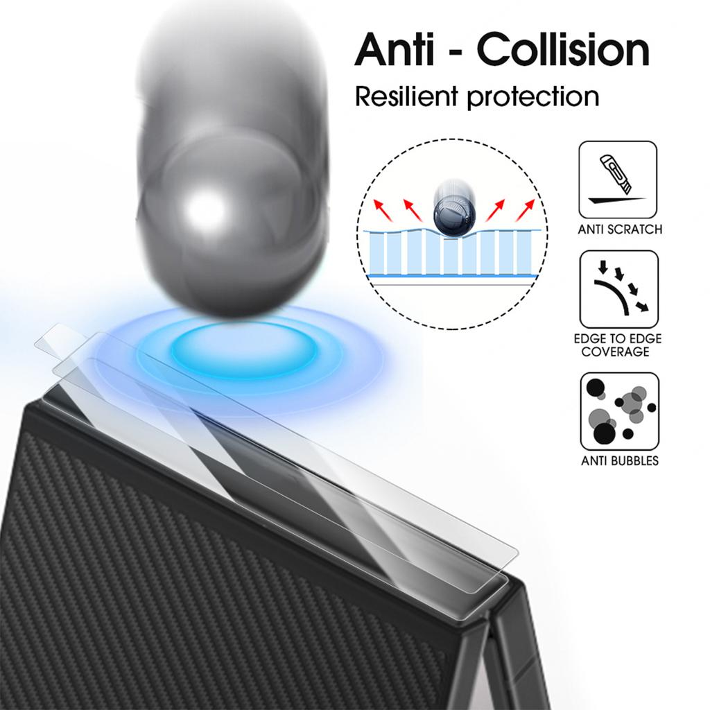 5PCS Soft Middle Hinge Hydrogel Film for Samsung Galaxy Z Flip 7 Z Fold 7 HD Clear Anti-scratch Hinge Screen Protector TPU Cover