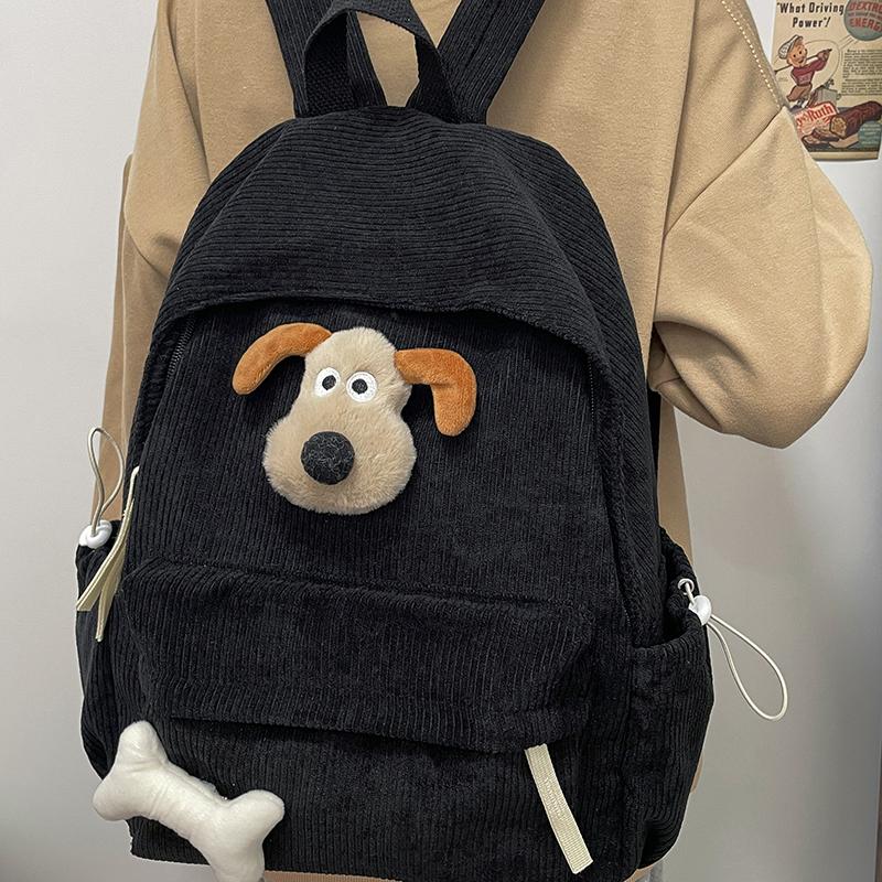 Batoh Female Cartoon Puppy Girl Schoolbag Travel Backpack