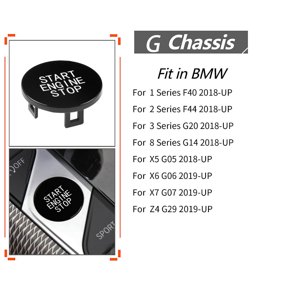 Car Engine Start Button Ignition Cover For BMW Z4 G29 G20 X5 G05 X7 G07 G14 G15 G16 X3 G01 F97 Stop Switch Accessories Styling