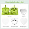 58mm Mold for Can Badge Can Badge Maker Idol School Entrance Gift Heart-Shaped Machines, Heart-Shaped Base, Pink, Merchandise, Crafts, Handmade,