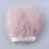 1Meters Furry Turkey Feathers Trim Ribbon White Natural Plumes For Traditional Holiday Dress Sewing Plumas Accessories