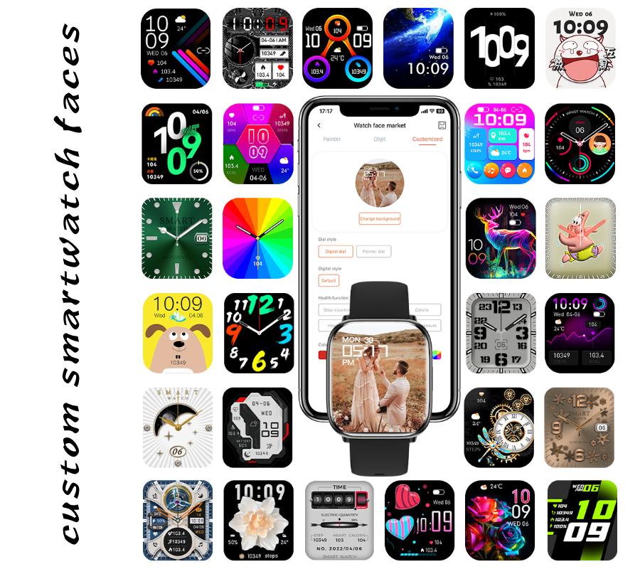 Smartwatch Rubicon Rncf31 Czarny /Czarny Silikon