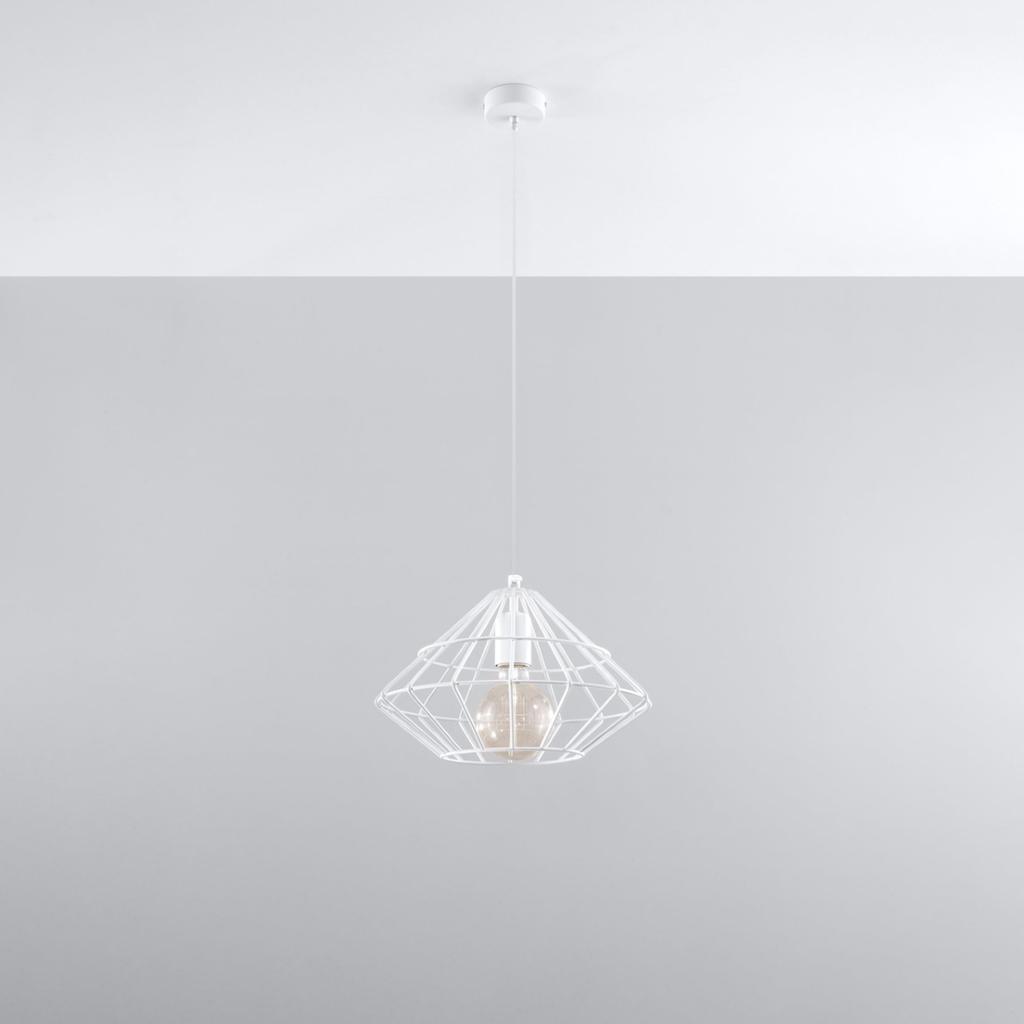 Umberto white hanging lamp