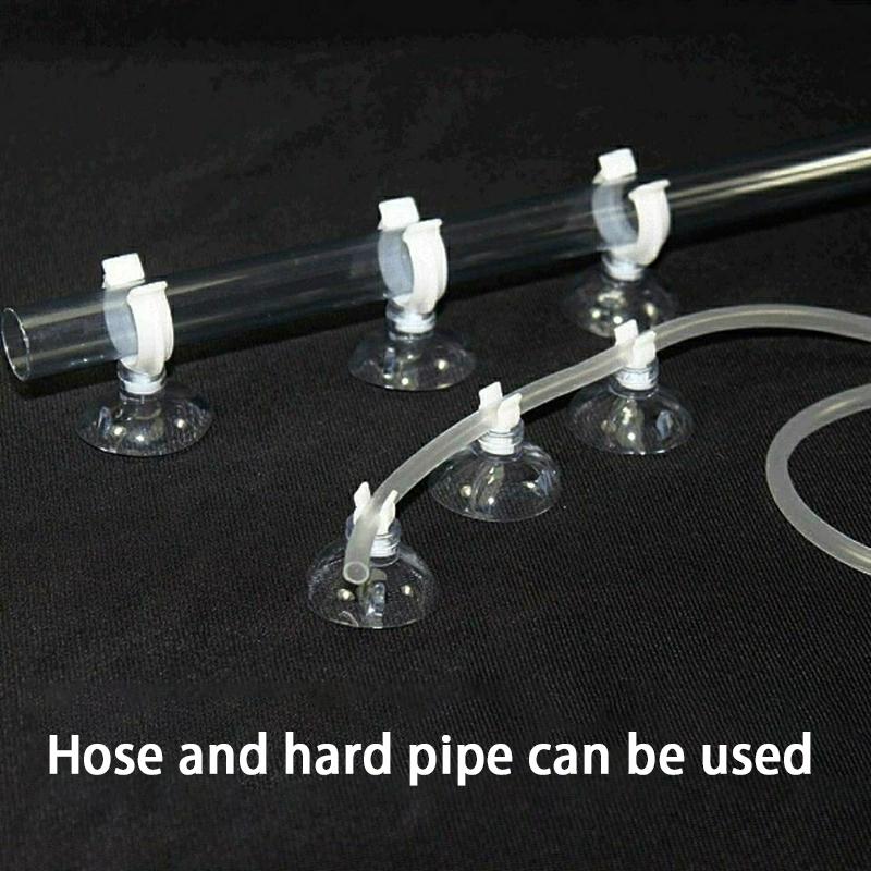 10Pcs Aquarium Suction Cup Fish Tank Oxygen Pump Hose Fixation Suckers Air Tube Fixing Clip Heater Thermometer Suction Cups