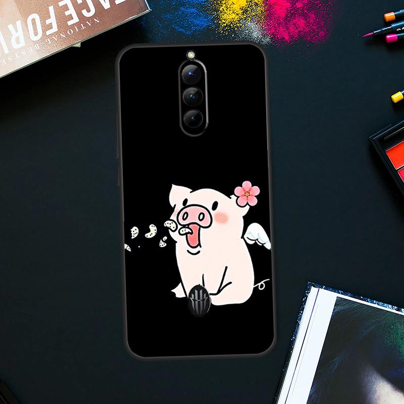 BFF Best Friends Forever Black Case For ZTE Nubia Red Magic 9 8 8S Pro Plus RedMagic 6S 7S Pro 6 7 Pro 5S 6R 5G Back Cover