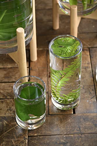 FOYER Unbreakable Vase, Stylish Polycarbonate, 15cm Tall, 10cm Wide, Small, Product Number 2300096