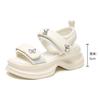 2025 New Summer Platform Sandals Women Wear Comfortable Velcro High-heeled Sports Sandals Soft Sole Not Tired Feet