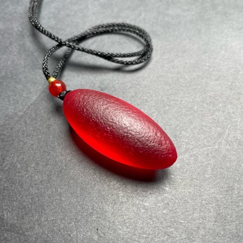 Korla Wüstenmeteorit Roter Energiestein Anhänger