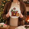 Santa Claus Christmas Embroidery Kit DIY Needlework Craft Punch Needle Kits  Beginners