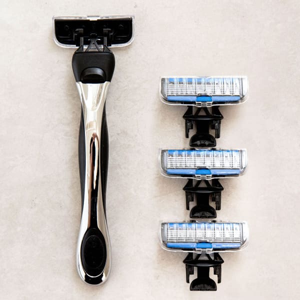 6-Blade System Razor Refill Set