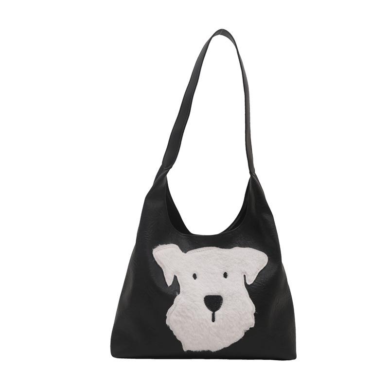 Tote Bag Season Large Capacity Simple Fashion Shoulder Bag Cartoon Puppy Women'S Bag