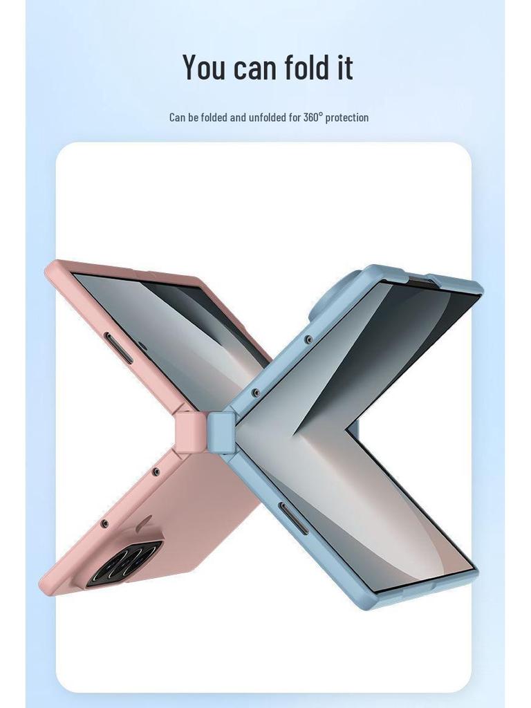 Samsung Z Fold7 Case: Full Coverage, Anti-Drop, Folding Flip Design for Men and Women