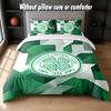 Set Biancheria da Letto Design Celtic FC 1 Copripiumino + 2 Federe Morbido Traspirante Biancheria da Letto per la Casa