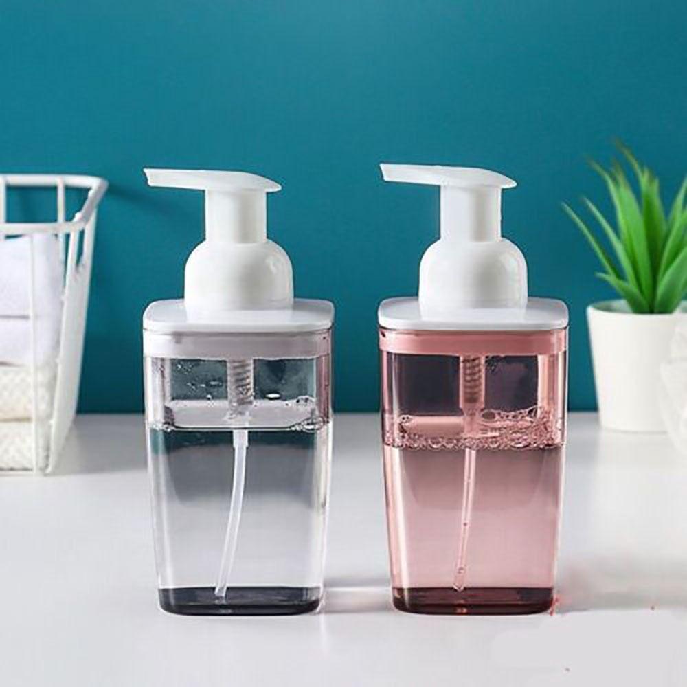 Plastic Foamer Lotion Bottle Translucent Soap Dispenser Durable Press Bottle Shampoo