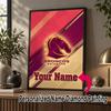 Custom Name Brisbane Broncos 5D Diamond Painting Personalized Full Drill Diamond Art Kit Gift