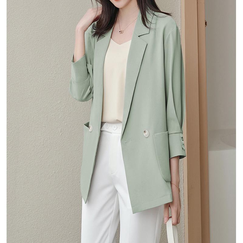 Women's High-Quality Summer Street-Style Loose Blazer with Sun Protection