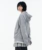 Tuomio Star Patch Hood Zip-Up [Heather Gray]