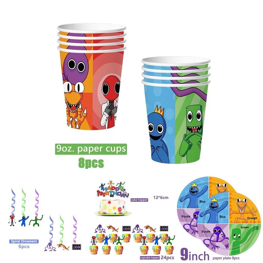Roblox Rainbow Friends Birthday Party Supplies Complete Kit With Balloons Cake Topper Banner And More!
