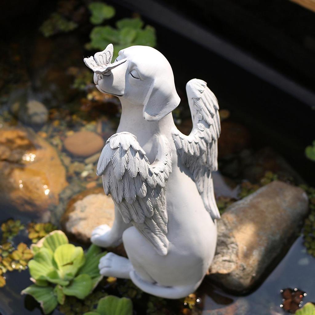 Creative Angel Dog Resin Souvenir