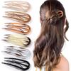 French Hair Pins for Women, Large Styling Pins for Thin Thick Hair, Unique 3 Internal Teeth Sticks