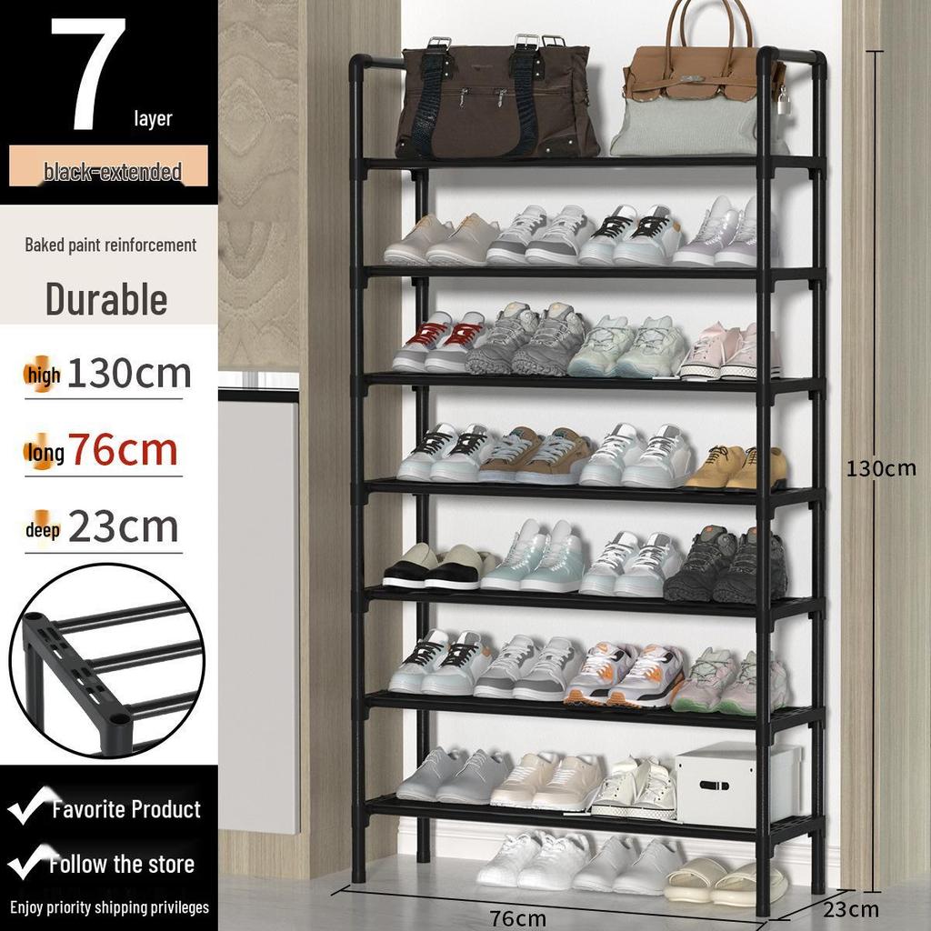 Multi-Tier Shoe Rack: Simple, Economical Storage Cabinet for Dormitory and Entryway