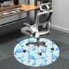 1pc Dinosaur Eggs Carpet for Office Non-Slip, Round Carpet, Soft & Comfortable, Carpet for Office, Lightweight Round Floor Mat