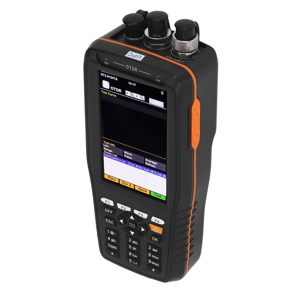 Optical Time Domain Reflectometer 0 To 60KM 4 In 1 OTDR Optic Fiber Tester 3.97in Screen 100‑240V EU Plug