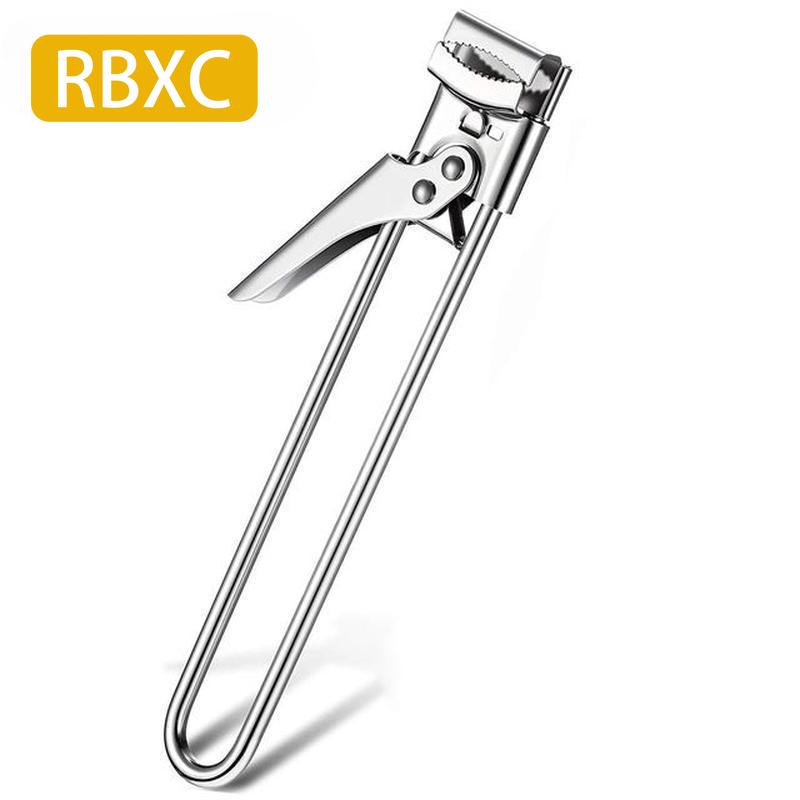 

Регулируемая открывашка RBXC для банок из нержавеющей стали, ручная открывалка для бутылок для слабых рук, удобная ручка, кухонные аксессуары, гаджеты, инструменты 1PCS