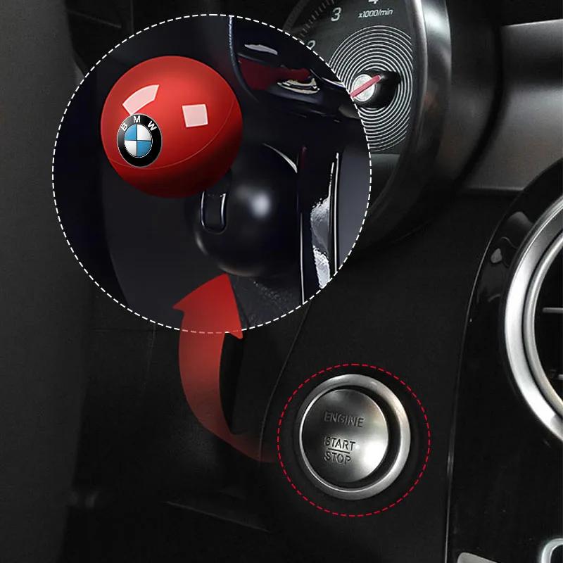 1 Stück Auto Logo Druckstartknopf Hebel Kreative Schutzhülle Für BMW M5 E90 E91 E92 X1 X2 X3 X4 F20 F25 G30 G20 E30 X1 F48