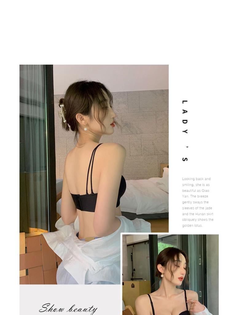 Hot Selling Strapless Push-Up Bra for Small Bust - Wire-Free, Lift & Shape, Anti-Slip, Beautiful Back Design