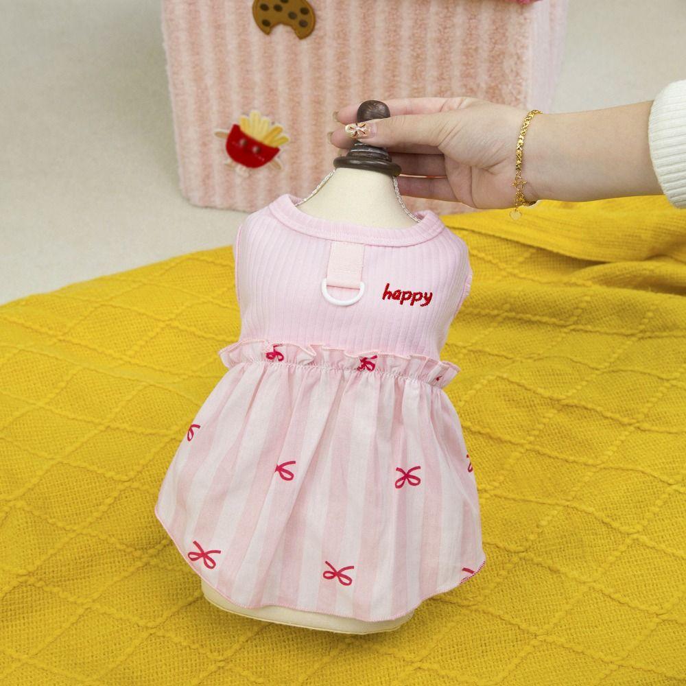 Skin-friendly Puppy Skirt Breathable Pet Dress Chihuahua Dog Summer Dress  Spring/Summer