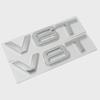 Car Styling 3D Metal V6T V8T V6 V8 T Fender Side Body Emblem Tail Trunk Fender Badge Sticker For A4 A3 A5 A6 A1 Q3 Q5 Q7