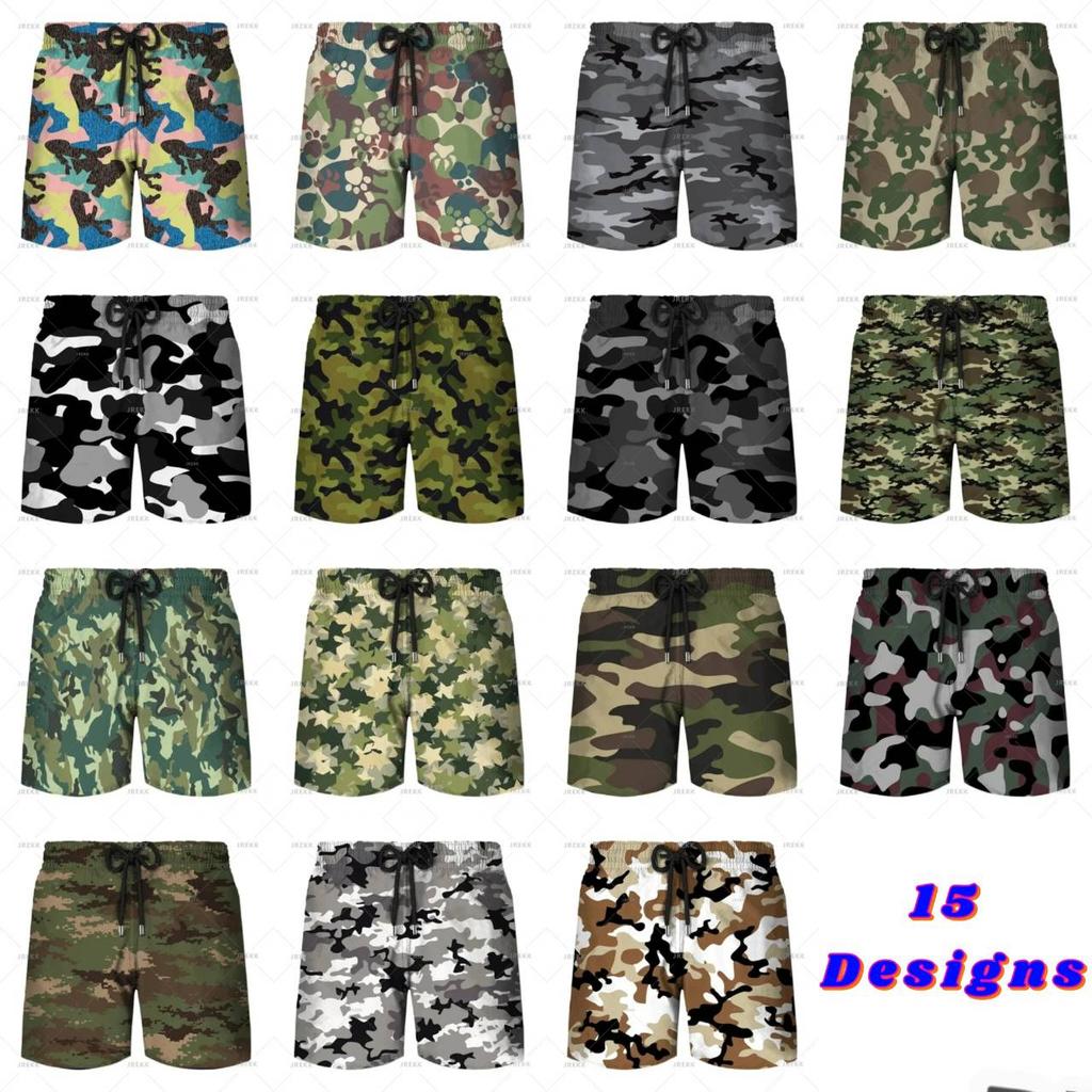Camouflage Boxing Muay Thai Kickboxing Shorts 3D Print Fighting Training Unisex Men Women Quick Dry Fitness Gym Sport Workout Casual Streetwear