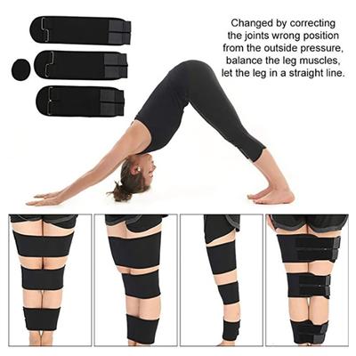 3Pcs/Set Pernas Postura Corretor Multi-Funcional Arco-Pernas Correção Bandagem Correção Cinto Correção Para O- Pernas Tipo X-Pernas