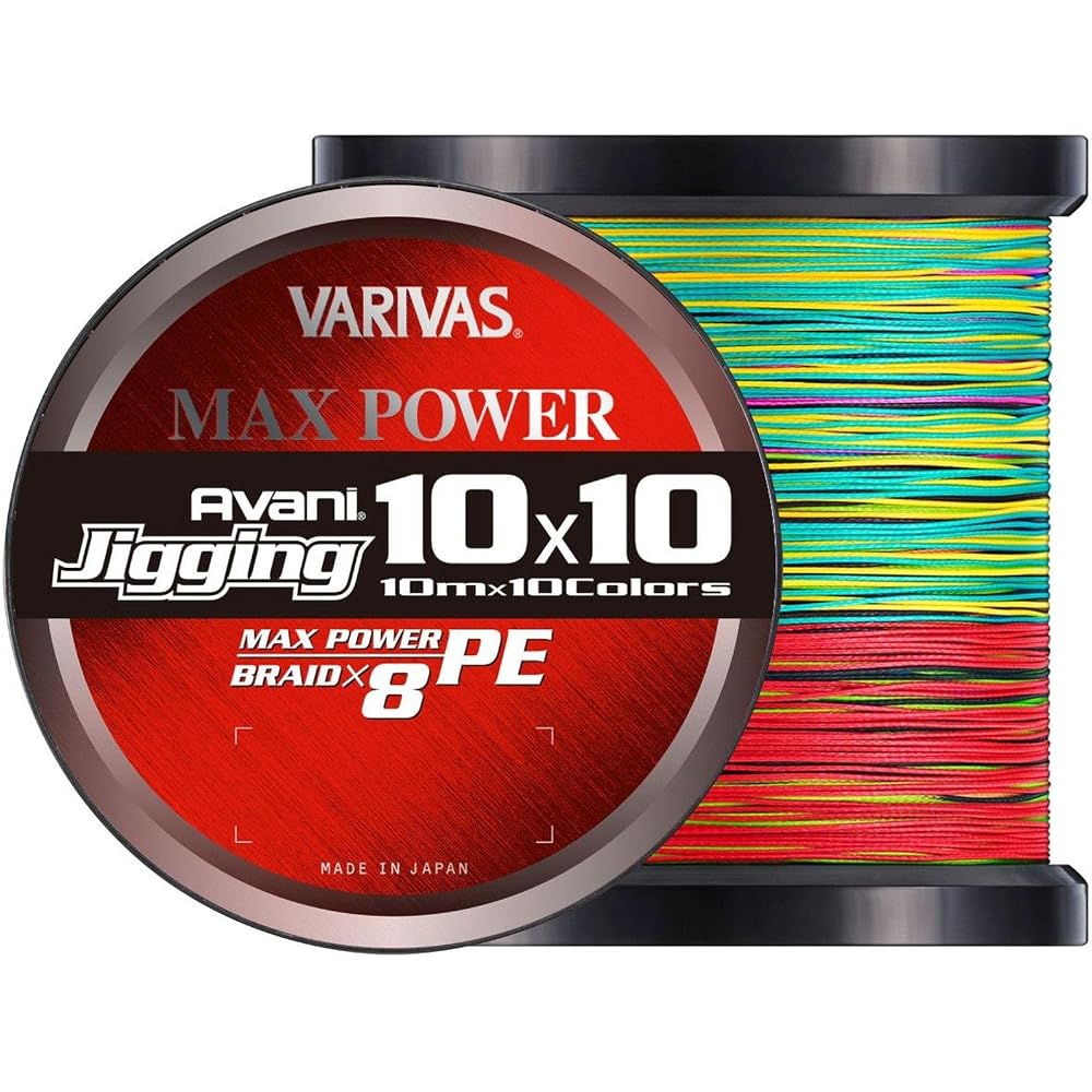 Varivas Abani Jigging 10x10 Max Power PE X8 1200m 12号 Fishing Line