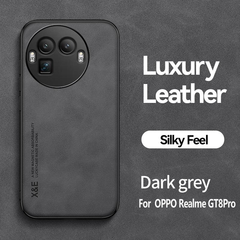 Magnetic Leather Phone Case For Realme GT8 Pro GT8 Pro RealmeGT8Pro Shockproof Silicone Soft Case Cover