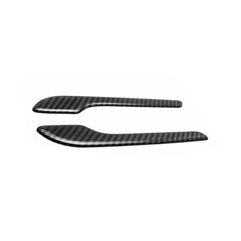 4 PCS Rear Carbon Fiber Side Door Handle Overlay Cover Trim For Tesla Model 3 Y