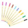 10Pcs Hook Line Pen 10‑Color Painted Watercolor Marker Sketch Drawing Coloring Supplies