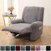 1 Seater Polar Fleece Recliner Sofa Cover Elastic Armchair Cover Non-Slip Relax Accent Reclining Sofa Cover Living Room