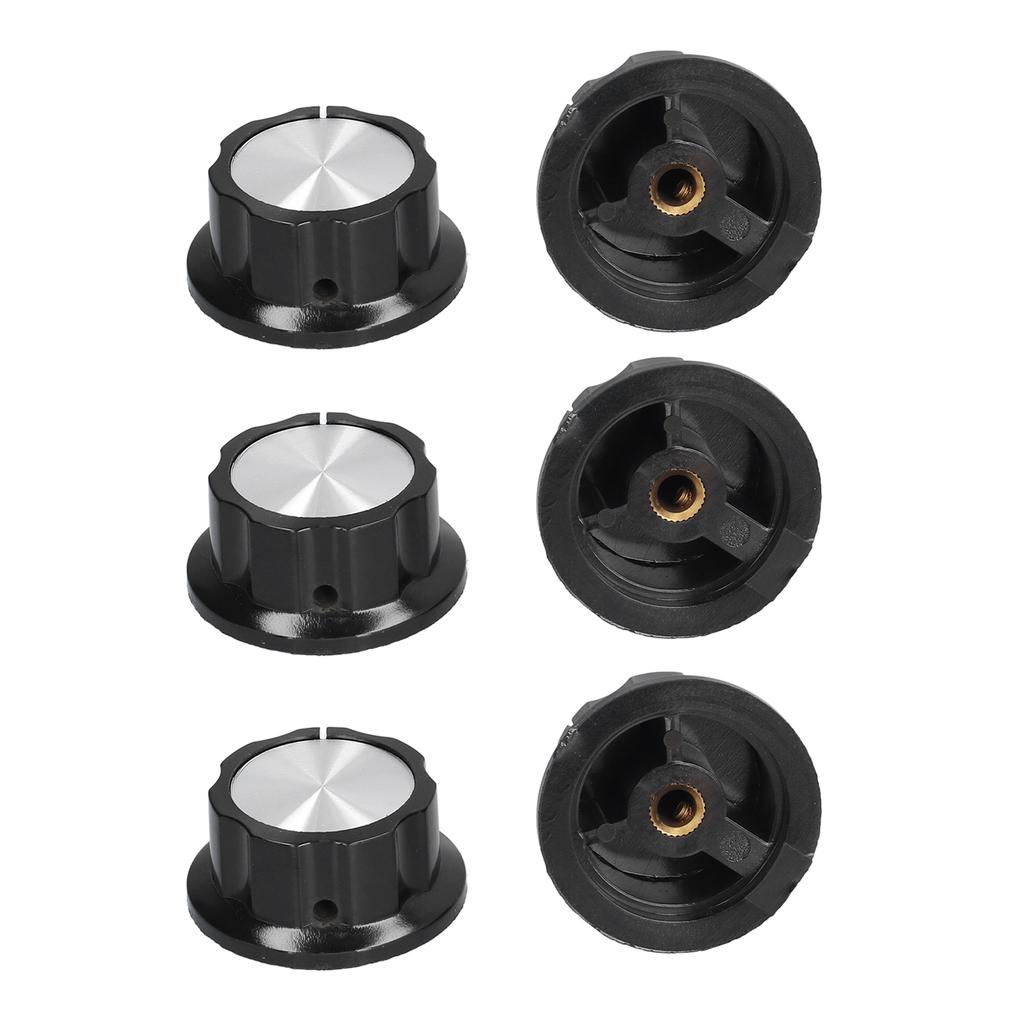 50pcs Potentiometer Knobs Lamp Switch Knob Replacement for RV24YN 20S for RV24YN 30S for WTH118 2W 2