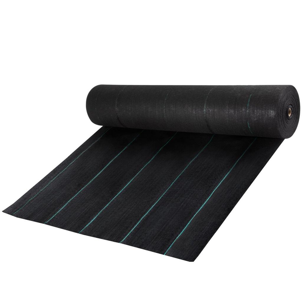 Weed Barrier, 5.8oz Landscape Fabric, 3ft x 300ft Cover Mat Heavy Duty Woven Grass Control Geotextile for Garden, Patio, Black