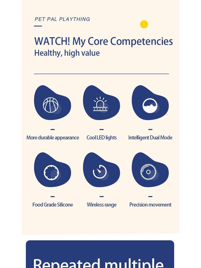 Intelligenter Schwerkraft-Hüpfball: Elektrisches Haustierspielzeug für Selbstbeschäftigung und gegen Langeweile