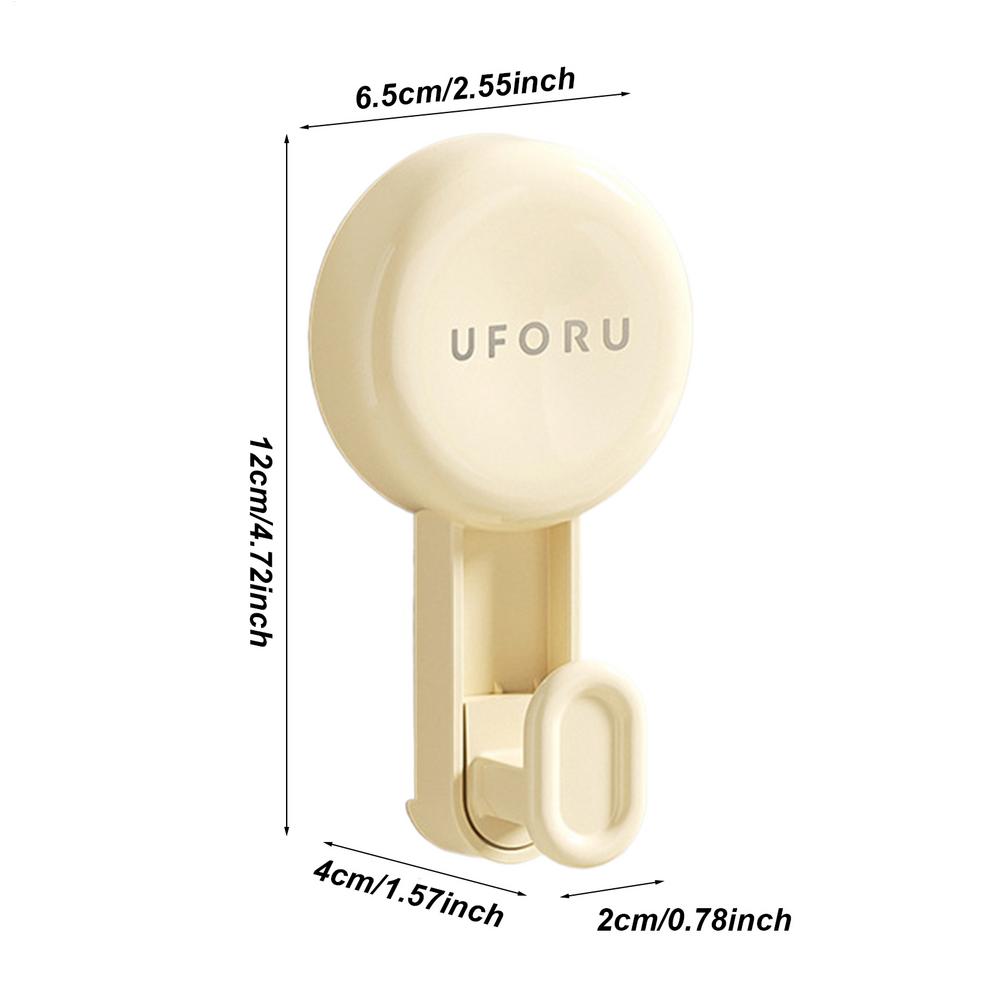 

Strong Suction Cup Hooks 2X Loofah Holder Strong Bath Robe Hook Holder Waterproof Heavy Duty For Shower Bathroom Glass Door білий