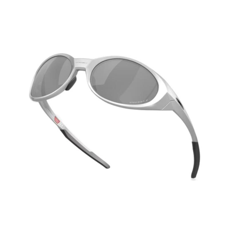 Oakley Eyejacket Redux Ii Irregular Temples Metallic Nylon Oval Sunglasses Men's Silver