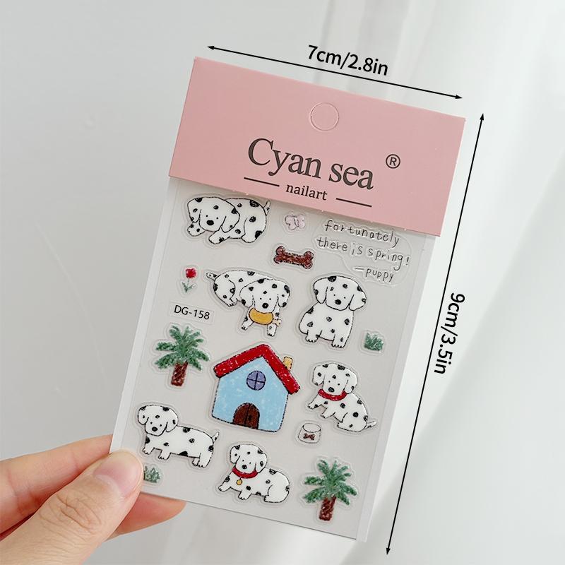 INS Phonecase Jelly Sticker Korean Style Journal Sticker DIY Mobile Phone Case Laptop Cartoon Stickers Waterproof Cute Decal