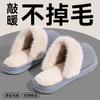 Cotton Slippers Men Wear In Autumn and Winter, New Indoor Home Thick Warm, Piled and Thickened Deodorant Cotton Drag Men