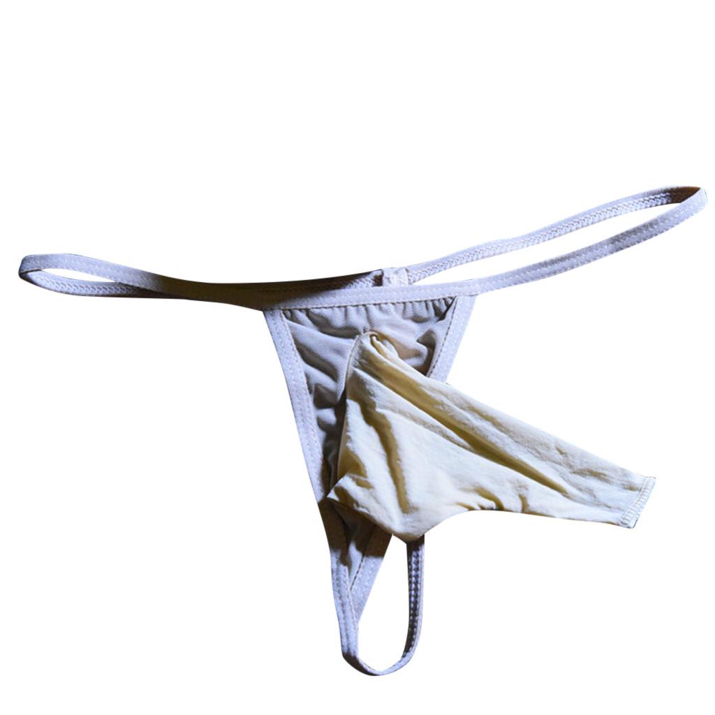 Men's Pantie Lingerie With Sexy Thong Briefs Knickers Underpants Underwear