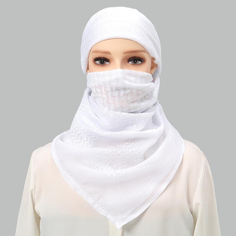 Summer Women Tactical Arab Scarf Men Fashion Lightweight Hijab Scarf Spring Army Plaid Head Scarf Warm Mask