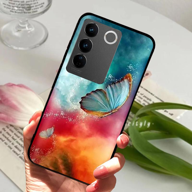 For Vivo V2230 V27 Pro 5G Case Popular Animal Cool Soft Back Protective Cover For Vivo V2237 V27e VivoV27 V 27 E Phone Bag Case